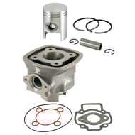 Set motor / kit cilindru scuter Piaggio NRG MC2 80cc 2T, 47mm, racire apa, (4 colturi)