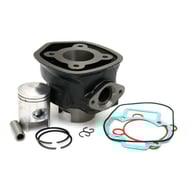 Set motor / kit cilindru scuter Piaggio NRG MC3 80cc 2T, 47mm, racire apa, (5 colturi) 