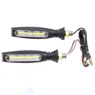 Set 2 semnalizari moto cu led 12 V, semnalizare galbena dinamica