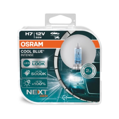 Bec osram h7 cool blue intense next gen, 55w, 12v, set 2 bucati