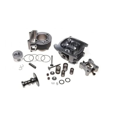 Set motor / kit cilindru + chiulasa scuter GY6 4T 80cc, 47 mm, racire pe aer