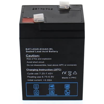 Acumulator plumb acid 6V 4AH, dimensiuni 70 x 48 x 100mm