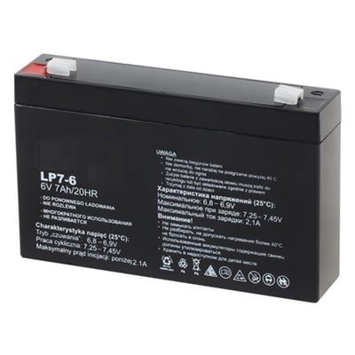 Acumulator Gel Plumb 6V 7 Ah, dimensiuni 151x34x94 mm