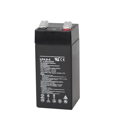 Acumulator Gel Plumb 4V, 4.9 Ah, dimensiuni 43x43x100 mm