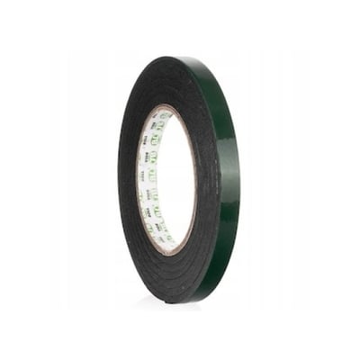 Banda dublu adeziva, 20mm x 10m, grosime 1mm, utilizare interior / exterior, verde 