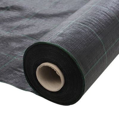 Folie agrotextil, antiburuieni, mulcire, filtru UV, 100 gr/mp, latime 1.5 m, lungime 50 metri