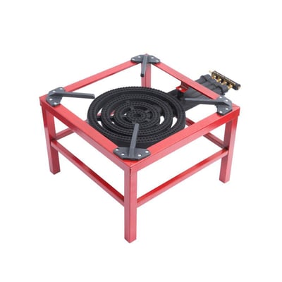 Pirostrie pe gaz, ELEFANT R04, arzator, 4 inele, fonta, propan-butan, 20.8kw