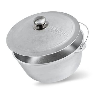 Ceaun din aluminiu alimentar, capacitate 8 L, cu suport si capac