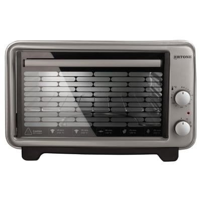 Cuptor electric Ertone Ertone MN9135NG, 36 litri, 1420 W, inaltime reglabila, 2 tavi, gri