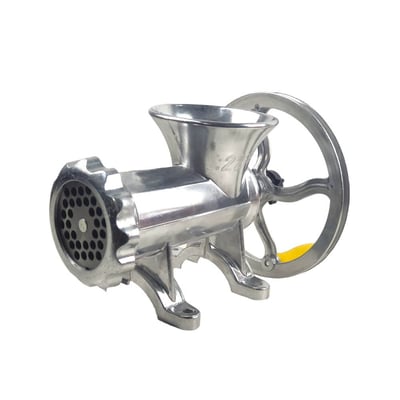 Masina tocat carne manuala nr.22 din aluminiu cu fulie mare, Elefant TB-5