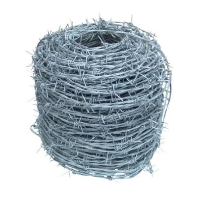 Sarma ghimpata zincata, grosime 2 mm, 6.6 Kg, aprox. 100 metri Liniari