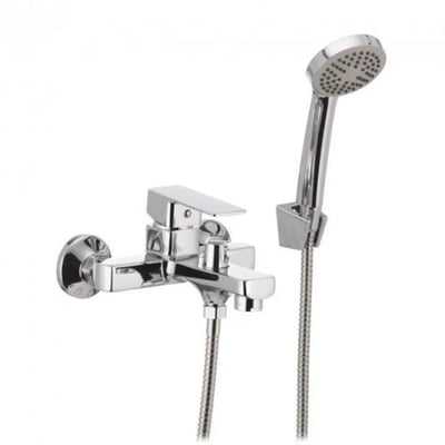 Baterie baie pentru cada / dus + accesorii, monocomanda, finisaj cromat, Mixxus FINIO 009 