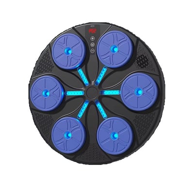 Tinta lovituri Box, Miromoto®, Difuzor incorporat, Conexiune Bluetooth, Display, Iluminare LED a zonei de lovire, Montabil pe perete, Pentru Copii si Adulti, Manusi Incluse