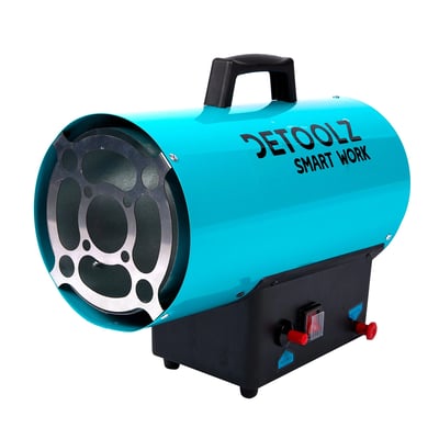Tun de caldura pe gaz/GPL, Detoolz DZ-EI108, 15 kW, 320 m³/h, pana la 50m²
