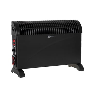 Convector Electric Mesko Ms 7741B, 2000 W, 3 Nivele de Putere, Termostat Reglabil, Negru