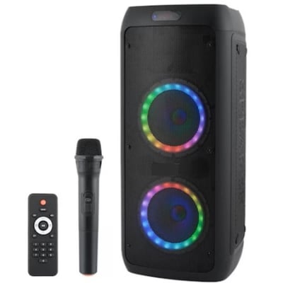 Boxa Portabila, 800w, Rgb, Microphone Wireless, Telecomanda, Aux, Usb