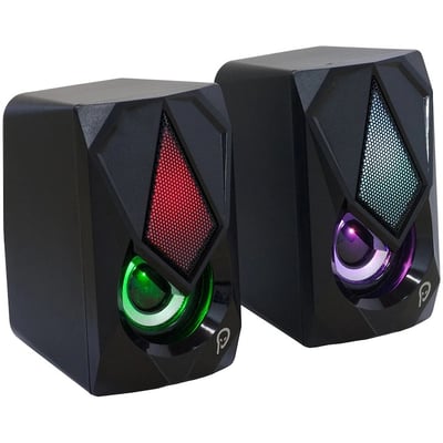 Boxe Gaming Spacer 2.0, cu fir, RMS 6W (2x3W), 4xLED