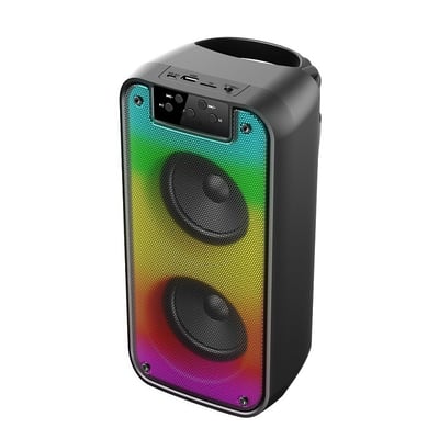 Boxa Portabila, 10W, Bluetooth V5.0+EDR, Usb, TF Card, FM, RGB, 1200mah, negru