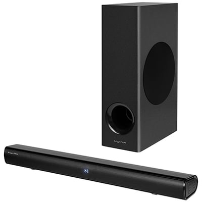 Soundbar Planet 2.1, bluetooth 5.3, aux, hdmi, usb, telecomanda, negru