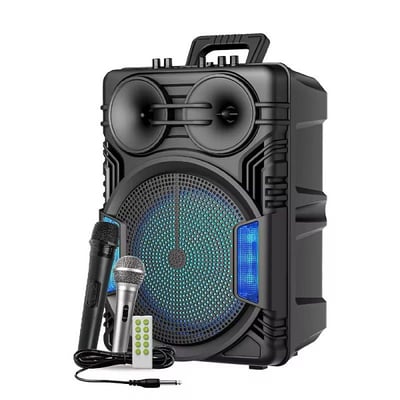 Boxa Portabila, 25W, Bluetooth V5.1, Usb, TF Card, FM, 2400mah, microfon, telecomanda, HD Sound, negru