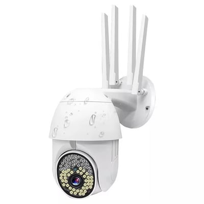 Camera De Supraveghere 355°, WIFI, 5MP, 79LED, 4 Antene, IP66, Alarma, HD