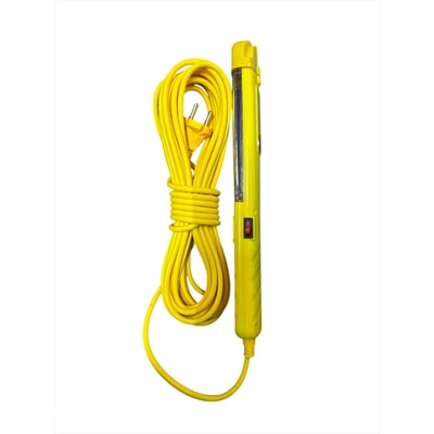 Lampa de lucru cu LED, carlig si magnet, lungime cablu 10m, 72 Led, galbena