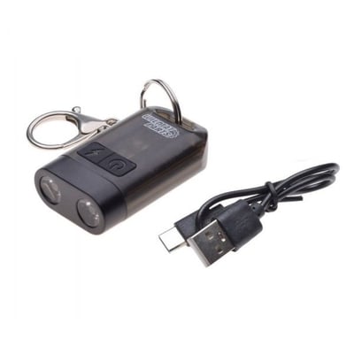 Lanterna breloc cu LED reincarcabila USB mica