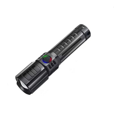 Lanterna reincarcabila, LED, 3 moduri iluminare, type-c, zoom telescopic