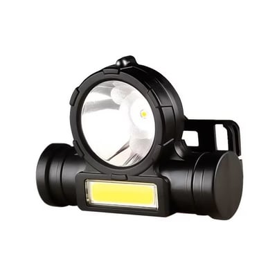 Lanterna De Cap Reincarcabila LED, 3 Functii Iluminare, COB+XPE, micro USB