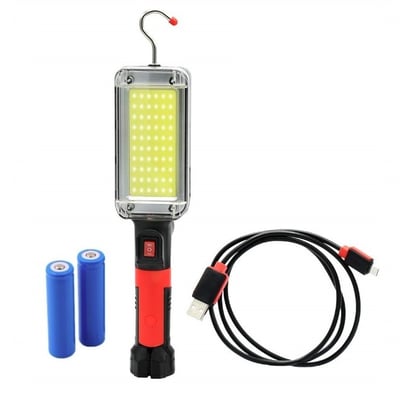 Lampa magnetica cu acumulator 20W, COB led, reincarcabila, USB