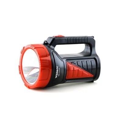 Lanterna Reincarcabila 8W, 30 SMD, 2 Surse Iluminare, Culoare Rosu/Negru