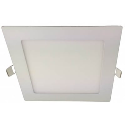 Spot led slim patrat 193x193mm, 15 W, 6400 K, lumina rece, incastrabil
