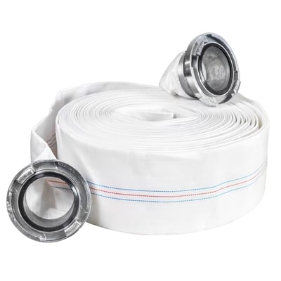 Furtun apa tip pompier cu capete, lungime 20 m, presiune 8 bari