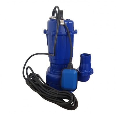 Pompa submersibila ape murdare Harcov WQCD10-10-0.75F, cu tocator + flotor, 180 l/min, H max. 8 m, 2.2 kW