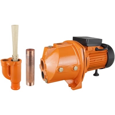 Pompa hidrofor cu ejector autoamorsanta Evotools JET MQ 370D, 750 W, 55 l/min, refulare 45 m, aspiratie 20 m, corp fonta