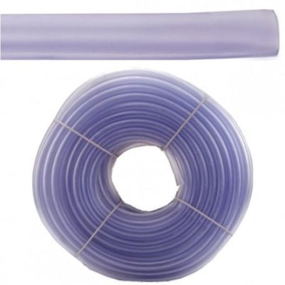 Furtun de gradina, pentru apa, transparent siliconat, 1″, rola 50 m