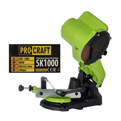 Aparat de ascutit lant drujba , Procraft SK1000, 85 W, panza 105 mm, 5000 rotatii/minut