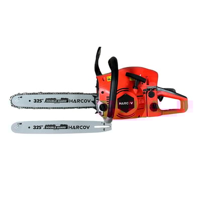 Drujba / motofierastrau pe benzina HARCOV 58cc lungime sina 40 cm, 3.35 CP, 2.6 kW, 2 lame, 2 lanturi