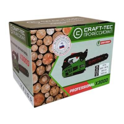 Drujba / motofierastrau pe benzina Craft-Tec X3000, lungime sina 30 cm, 1.8 CP, 3.2 kg