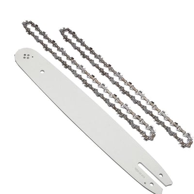 Set lama si 2 lanturi drujba, lungime 40cm, pas 3/8, 27.5 dinti (55 eclise) compatibil drujba Stihl MS 211, 231, 241