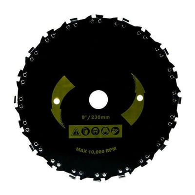 Disc motocoasa cu lant de drujba 230mm x 25.4 mm