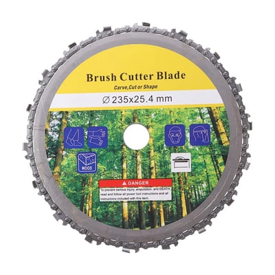 Disc motocoasa cu lant de drujba 235 x 25.4mm