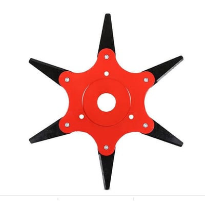 Disc motocoasa pentru tuns iarba cu cutite pliabile, 255x25,4mm