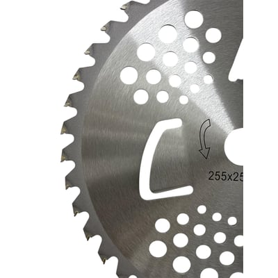 Disc circular motocoasa cu 40 dinti vidia 255x25.4 mm (cu aripioare)