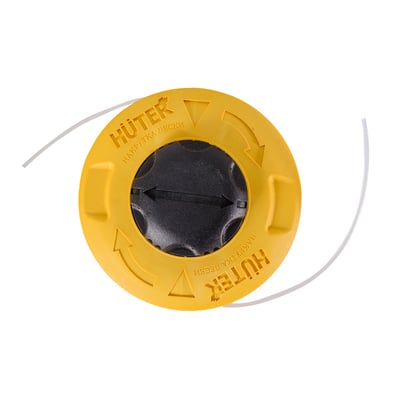 Tambur motocoasa automat galben cu buton negru, M10 pas 1.25, Huter GTH Easy Load