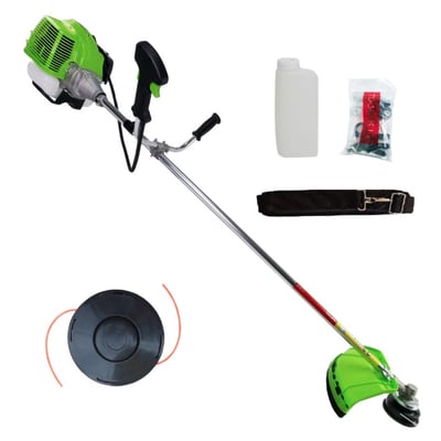 Motocoasa pe benzina Ieto 5600 PRO, 2 timpi, 4.2 kW, 5.6 CP, 9000 RPM, accesorii incluse, Verde