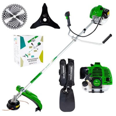 Motocoasa pe benzina Micul Fermier GF-1311, 2 timpi, 2.5 kW, 3.4 CP, accesorii incluse