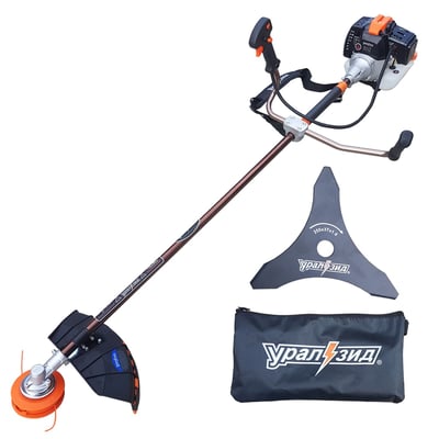 Motocoasa pe benzina UralZid, 2 timpi, 7.5 CP, accesorii incluse