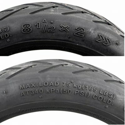 Cauciuc pentru trotineta electrica 8.5 inch