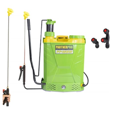 Pompa de stropit cu acumulator 2 in 1 PARTNERPRO, rezervor 16l